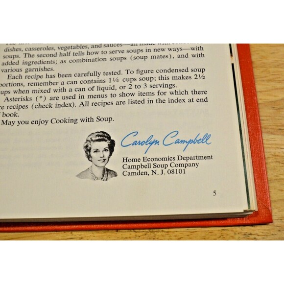First Edition Cooking with Soup A Campbell Cookbook 1965 Spiral Bound Hardcover - Picture 5 of 9